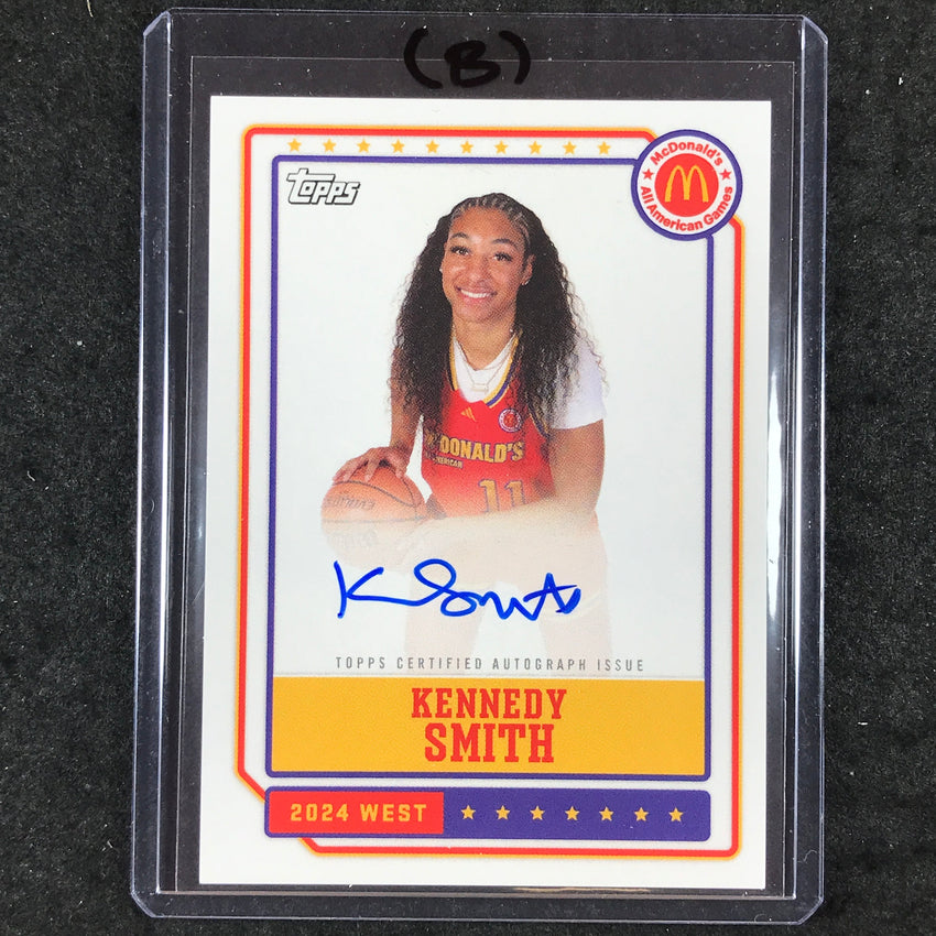 2024 Topps Chrome McDonald's All American KENNEDY SMITH Event Autographs #KS (B)