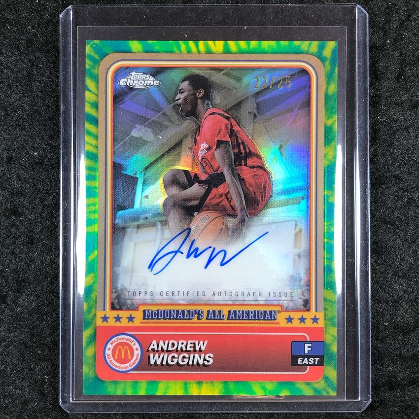 2024 Topps Chrome McDonald's All American ANDREW WIGGINS Action Shots Auto 22/25