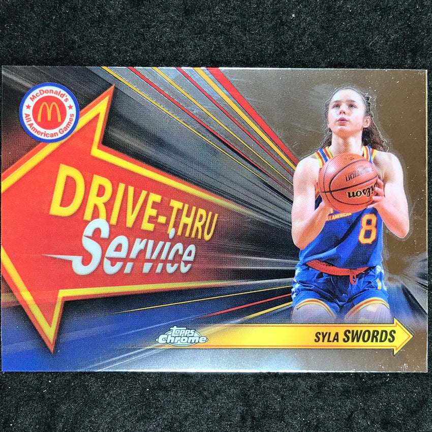 2024 Topps Chrome McDonald's All American SYLA SWORDS Drive Thru Base #SYS