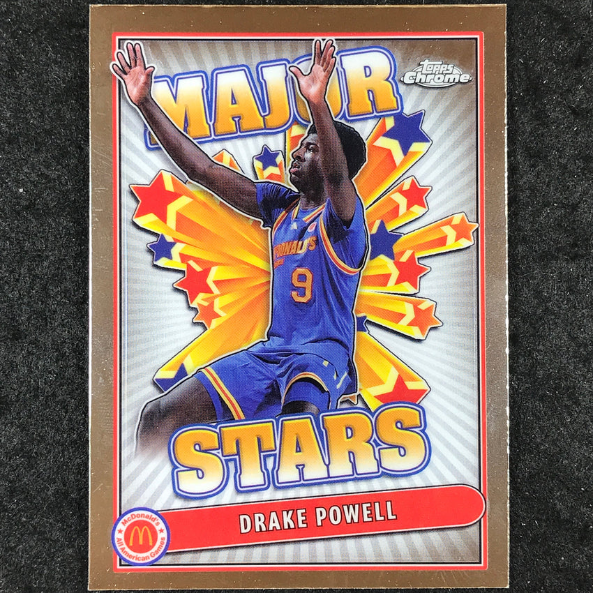 2024 Topps Chrome McDonald's All American DRAKE POWELL Major Stars Base #DRP