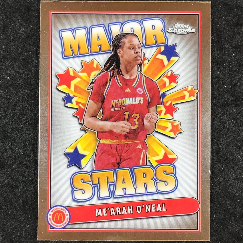 2024 Topps Chrome McDonald's All American ME'ARAH O'NEAL Major Stars Base #MEO