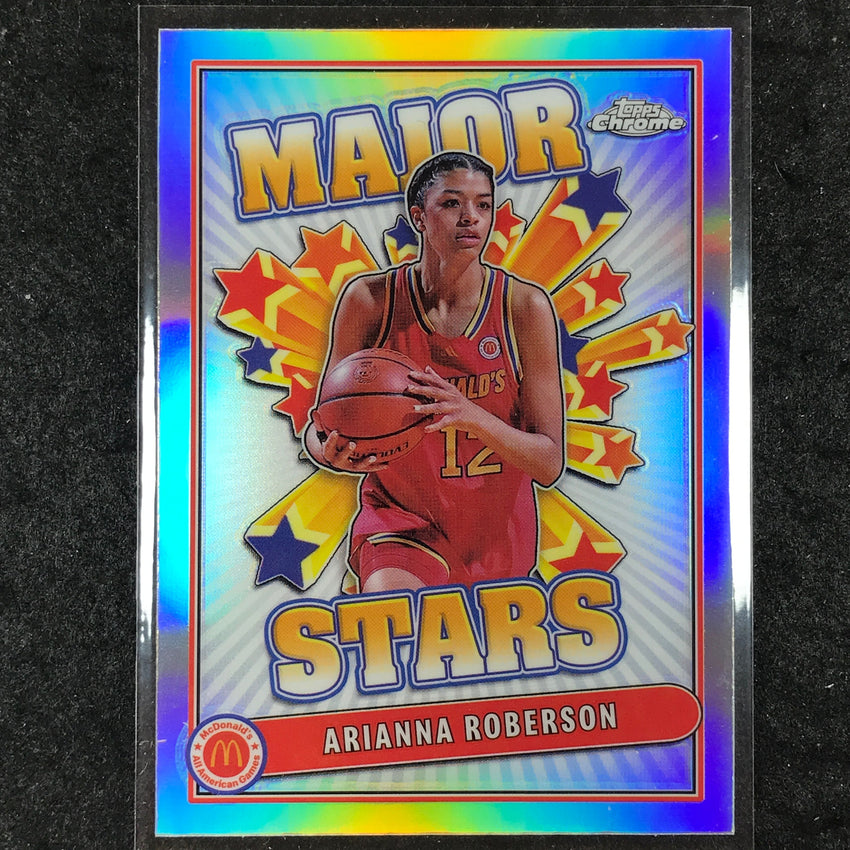 2024 Topps McDonald's All American ARIANNA ROBERSON Major Stars Refractor #ARR