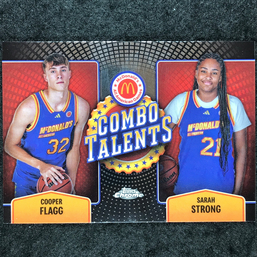 2024 Topps Chrome McDonald's All American COOPER FLAGG STRONG Combo Talents #COP