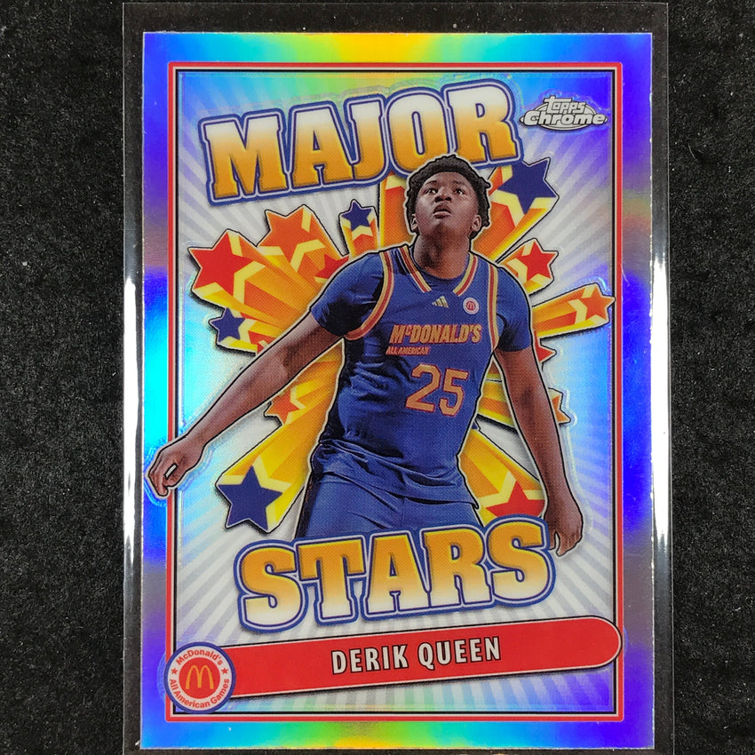 2024 Topps Chrome McDonald's All American DERIK QUEEN Major Stars Refractor #DEQ