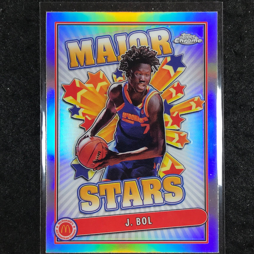 2024 Topps Chrome McDonald's All American J. BOL Major Stars Refractor #JOB