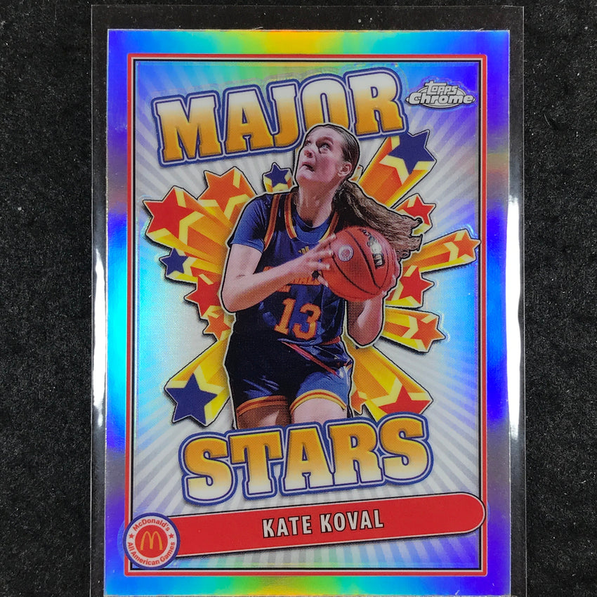 2024 Topps Chrome McDonald's All American KATE KOVAL Major Stars Refractor #KAK