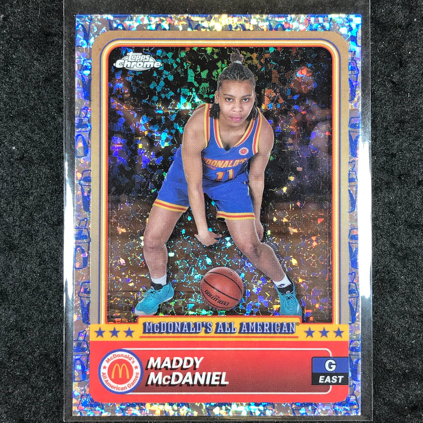 2024 Topps Chrome McDonald's All American MADDY MCDANIEL McFlurry Refractor #7