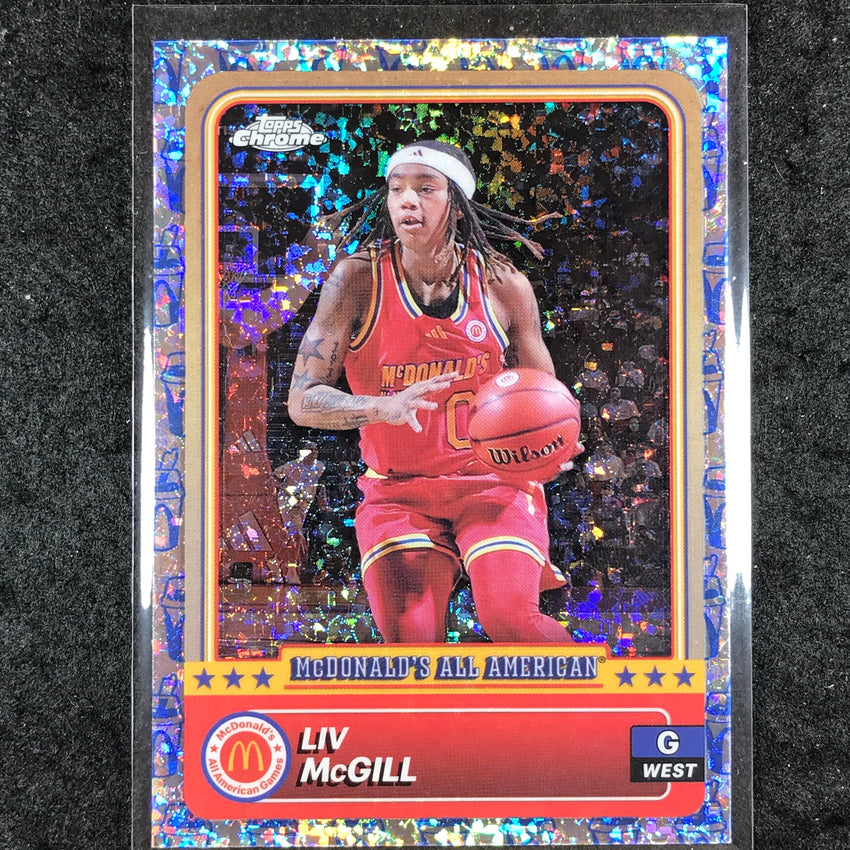 2024 Topps Chrome McDonald's All American LIV MCGILL McFlurry Refractor #19