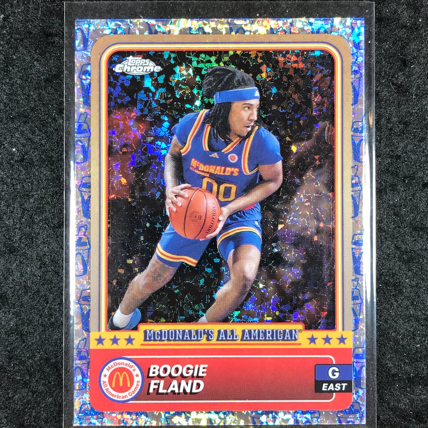 2024 Topps Chrome McDonald's All American BOOGIE FLAND McFlurry Refractor #29