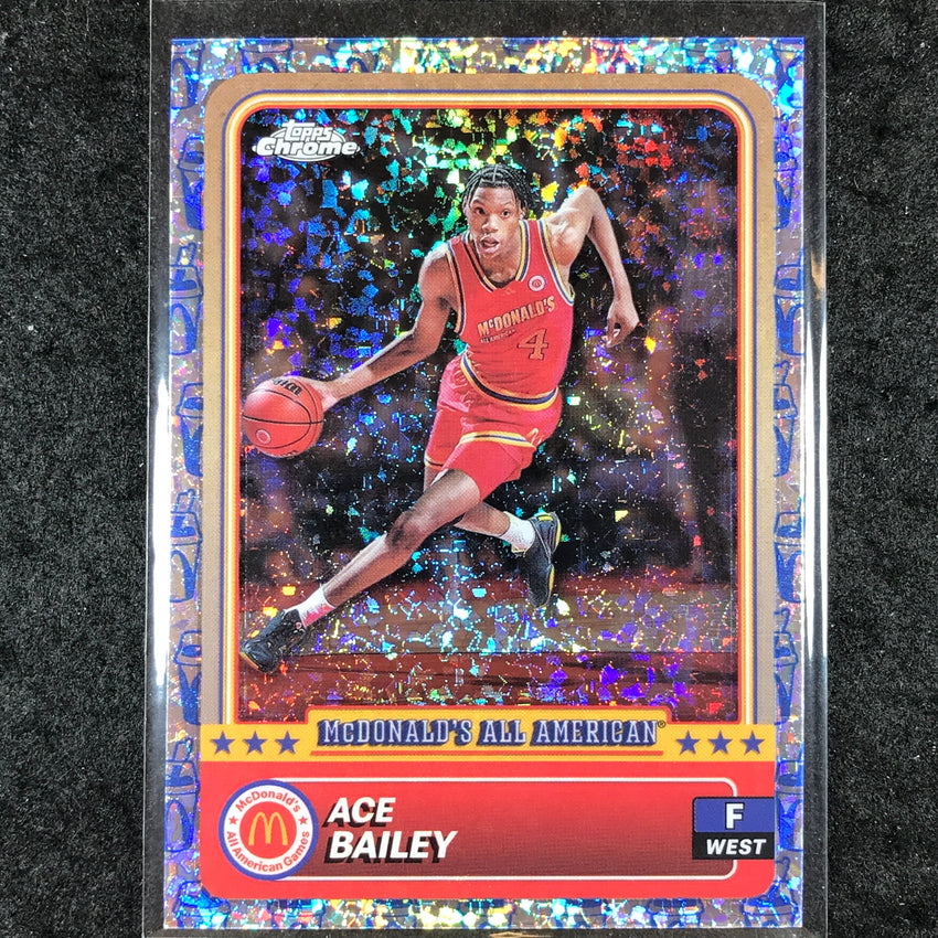 2024 Topps Chrome McDonald's All American ACE BAILEY McFlurry Refractor #34