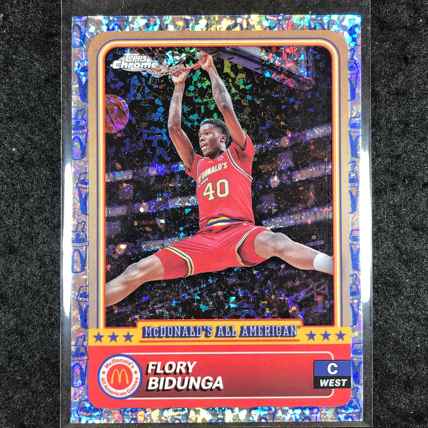2024 Topps Chrome McDonald's All American FLORY BIDUNGA McFlurry Refractor #35