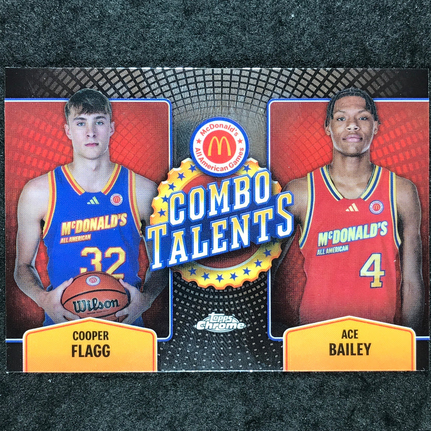 2024 Topps Chrome McDonald's All American COOPER FLAGG BAILEY Combo Talents #COF