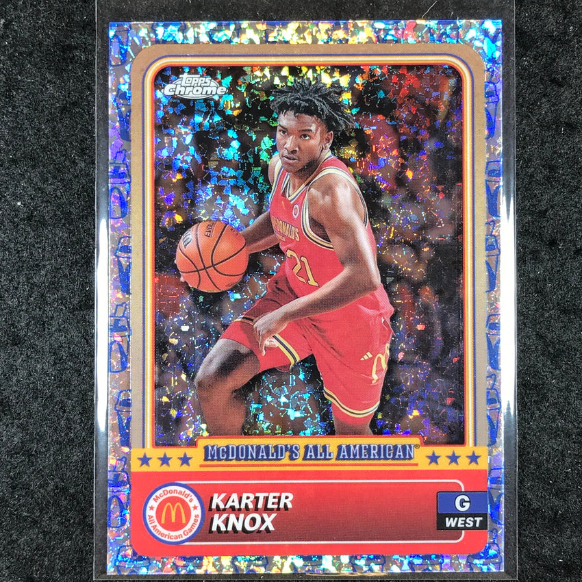 2024 Topps Chrome McDonald's All American KARTER KNOX McFlurry Refractor #39