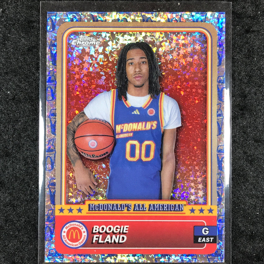 2024 Topps Chrome McDonald's All American BOOGIE FLAND McFlurry Refractor #79