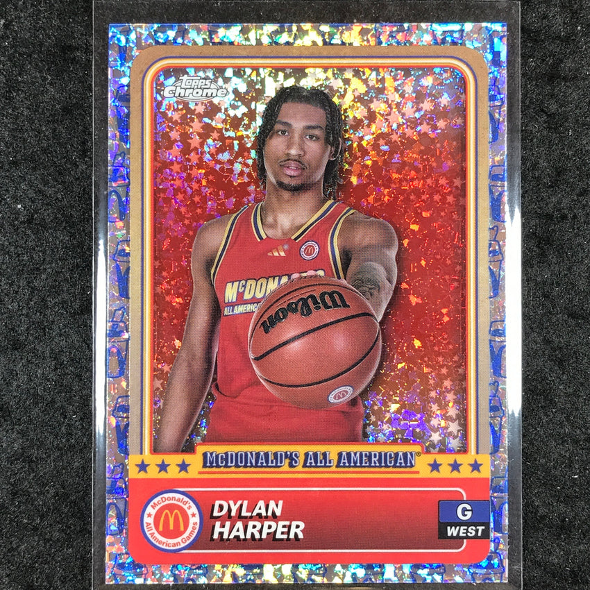 2024 Topps Chrome McDonald's All American DYLAN HARPER McFlurry Refractor #88