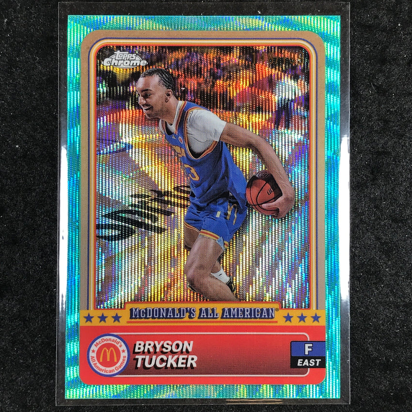 2024 Topps Chrome McDonald's All American BRYSON TUCKER Aqua Wave 148/199 #33