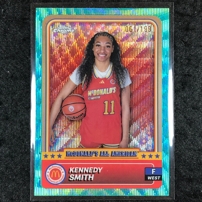 2024 Topps Chrome McDonald's All American KENNEDY SMITH Aqua Wave 61/199 #73
