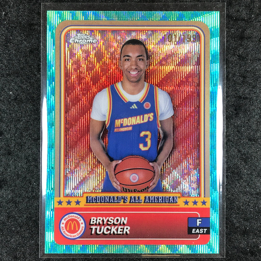 2024 Topps Chrome McDonald's All American BRYSON TUCKER Aqua Wave 101/199 #83