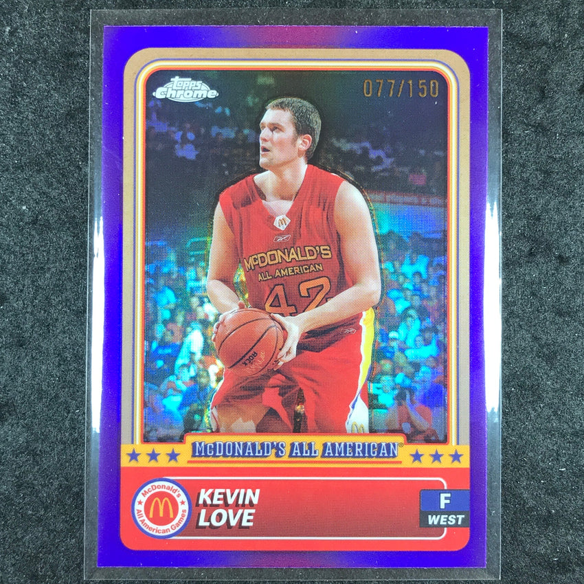 2024 Topps Chrome McDonald's All American KEVIN LOVE Purple 77/150 #48