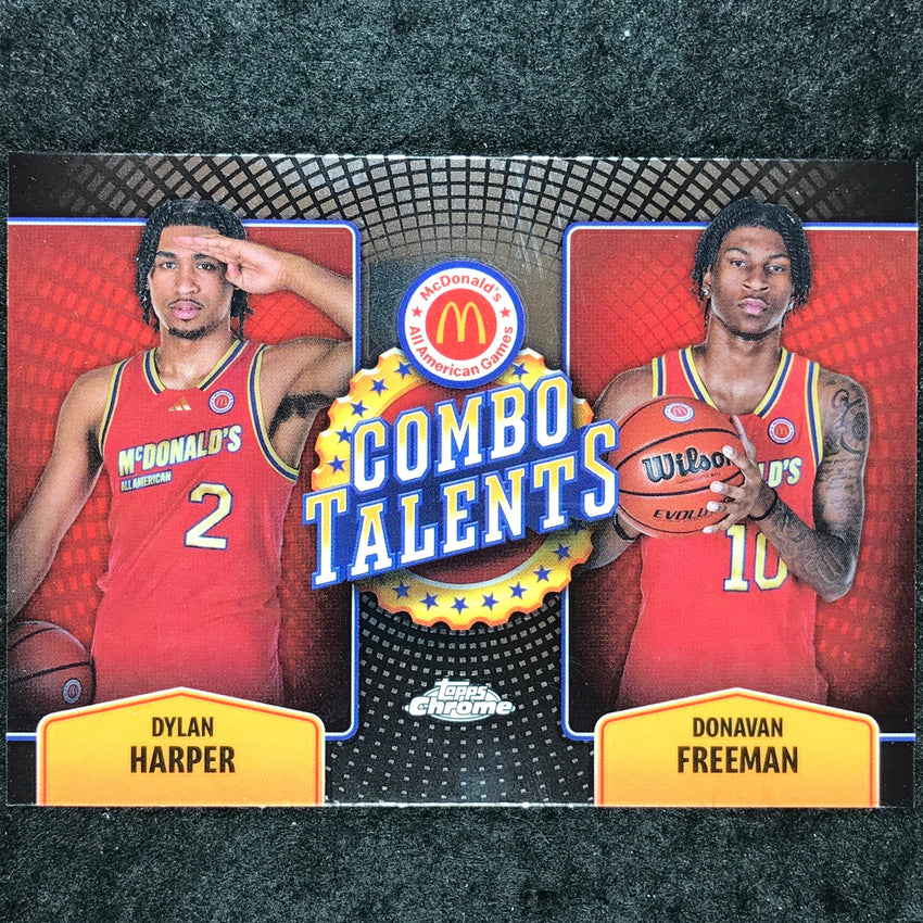 2024 Topps Chrome McDonald's All American HARPER FREEMAN Combo Talents Base #FRE