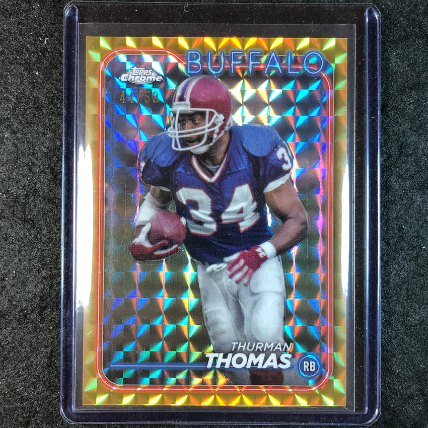 2024 Topps Chrome Football THURMAN THOMAS Base Gold Geometric 44/50 #9