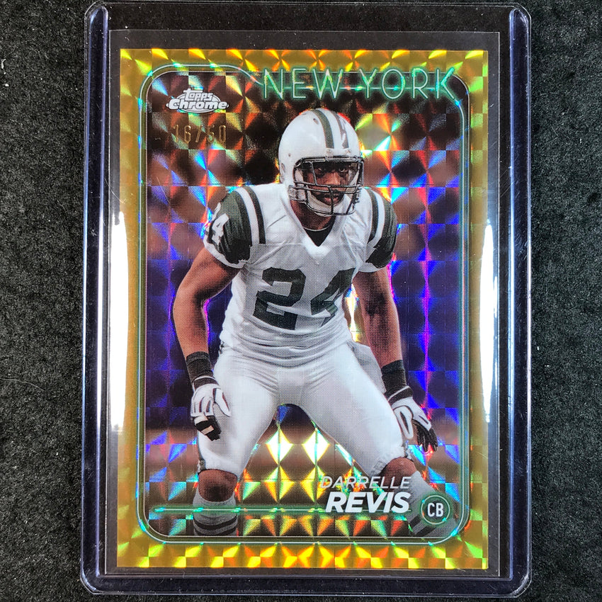 2024 Topps Chrome Football DARRELLE REVIS Base Gold Geometric 16/50 #146