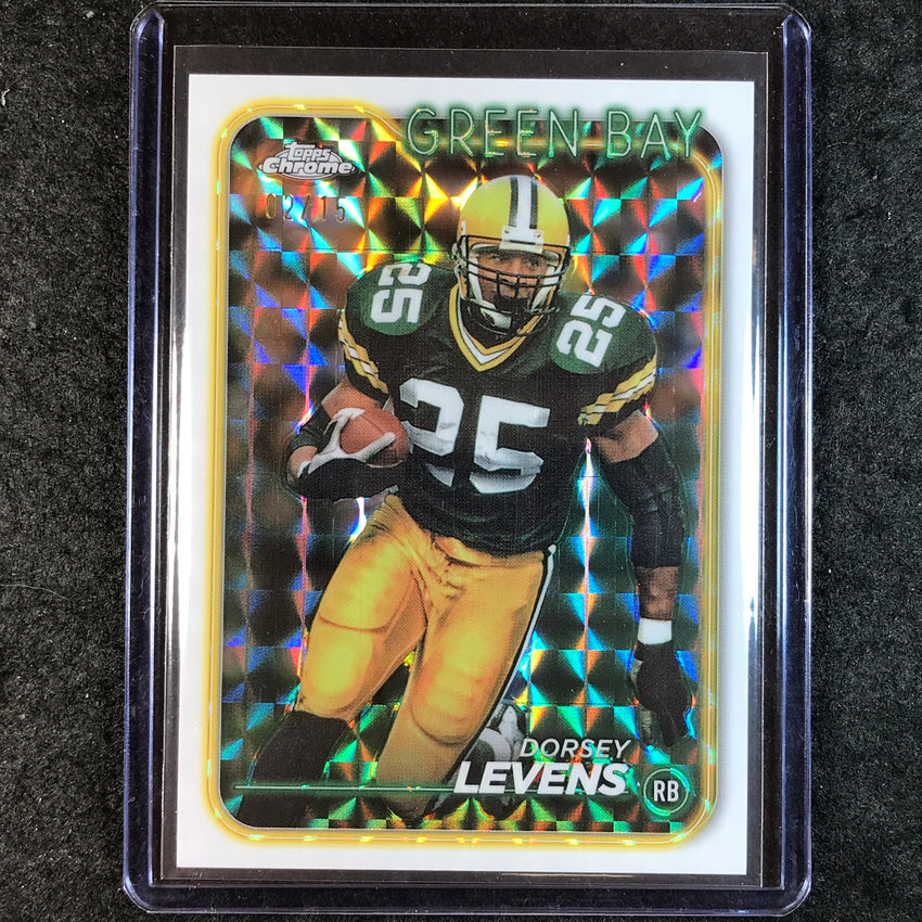 2024 Topps Chrome Football DORSEY LEVENS Base White Geometric 2/15 #78