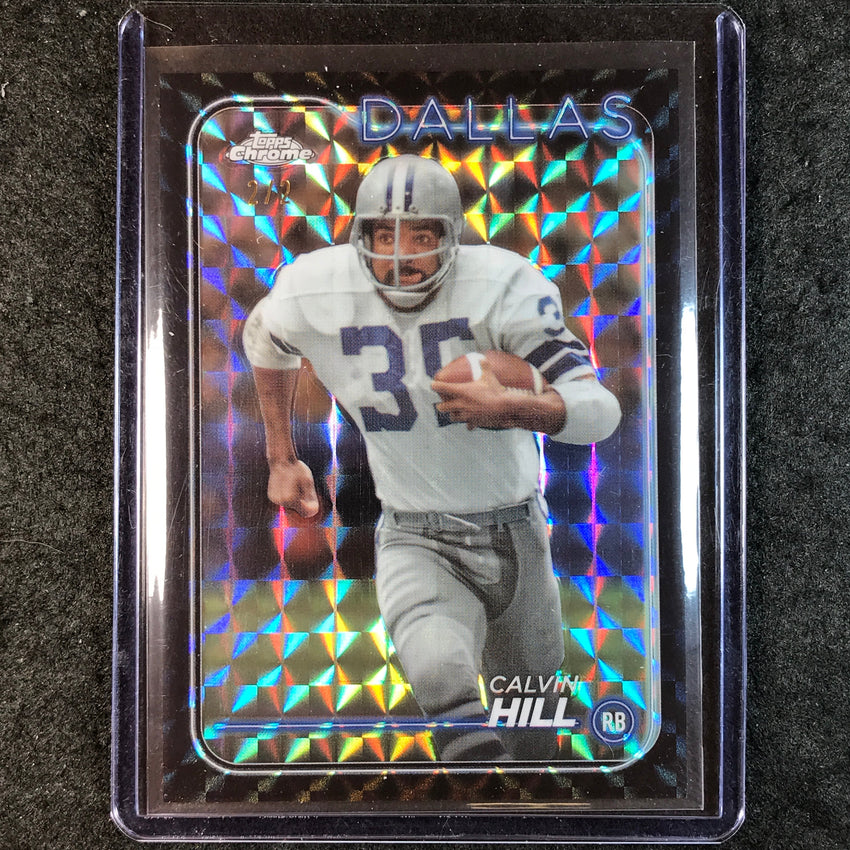 2024 Topps Chrome Football CALVIN HILL Base Black Geometric 2/2 #41