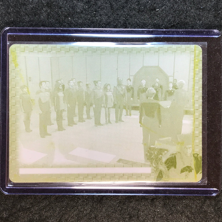 2026 Star Trek Connections ALL GOOD THINGS Yellow Printing Plate 1/1 #AGT9