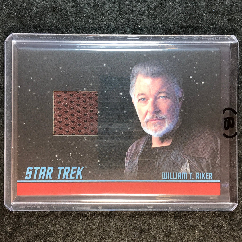 2026 Star Trek Connections WILLIAM T. RIKER Memorabilia Relic #SR31 (B)