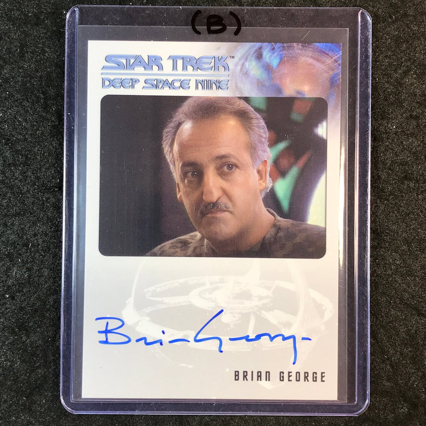 2026 Star Trek Connections BRIAN GEORGE RICHARD BHIR Deep Space Nine Auto (B)