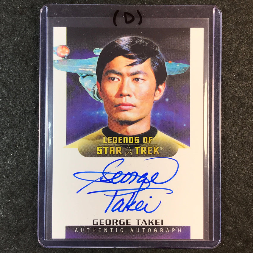 2026 Star Trek Connections GEORGE TAKEI SULU Legends of Star Trek Auto #LA8 (D)