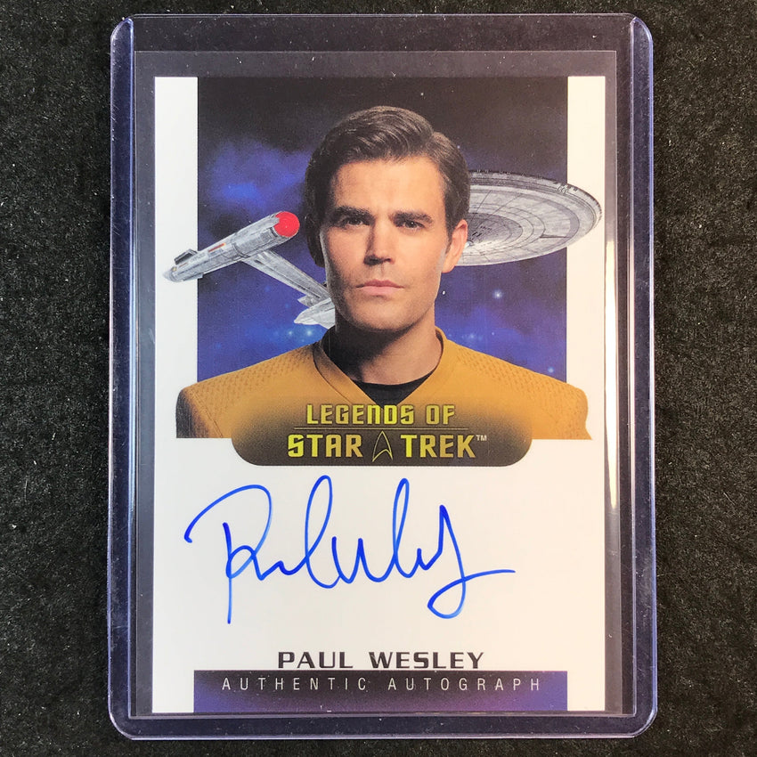 2026 Star Trek Connections PAUL WESLEY JAMES KIRK Legends Star Trek Auto #LA51