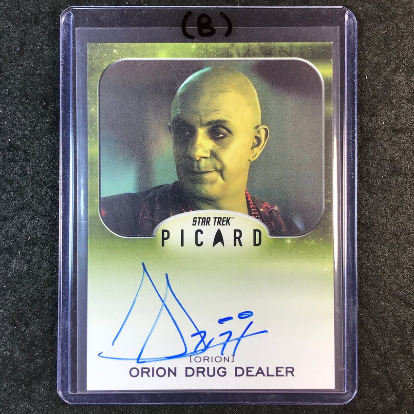 2026 Star Trek Connections ANTHONY AZIZI AS ORION DRUG DEALER Picard Auto (B)