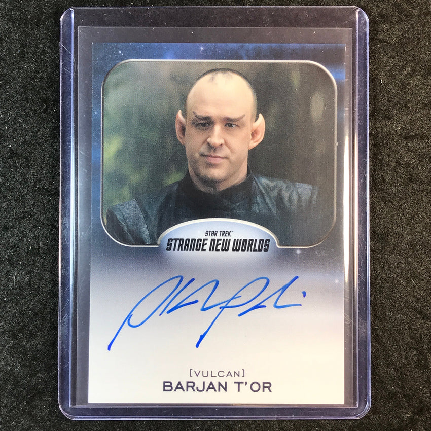 2026 Star Trek Connections ALDEN ADAIR AS BARJAN T'OR Strange New Worlds Auto