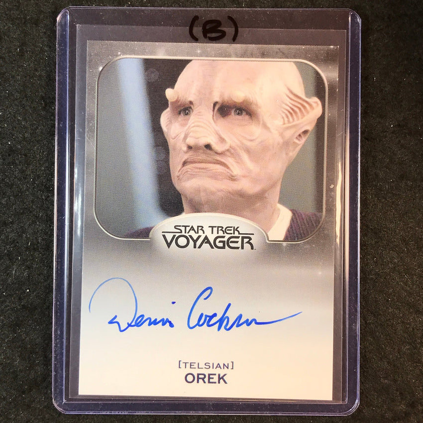 2026 Star Trek Connections DENNIS COCKRUM AS OREK Voyager Auto (B)