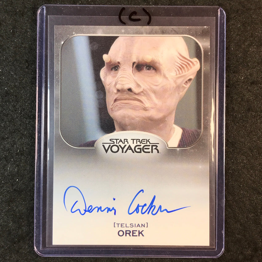 2026 Star Trek Connections DENNIS COCKRUM AS OREK Voyager Auto (C)