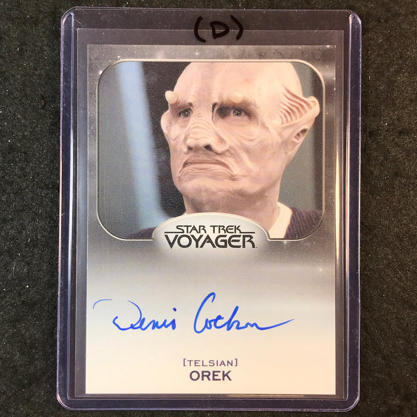 2026 Star Trek Connections DENNIS COCKRUM AS OREK Voyager Auto (D)