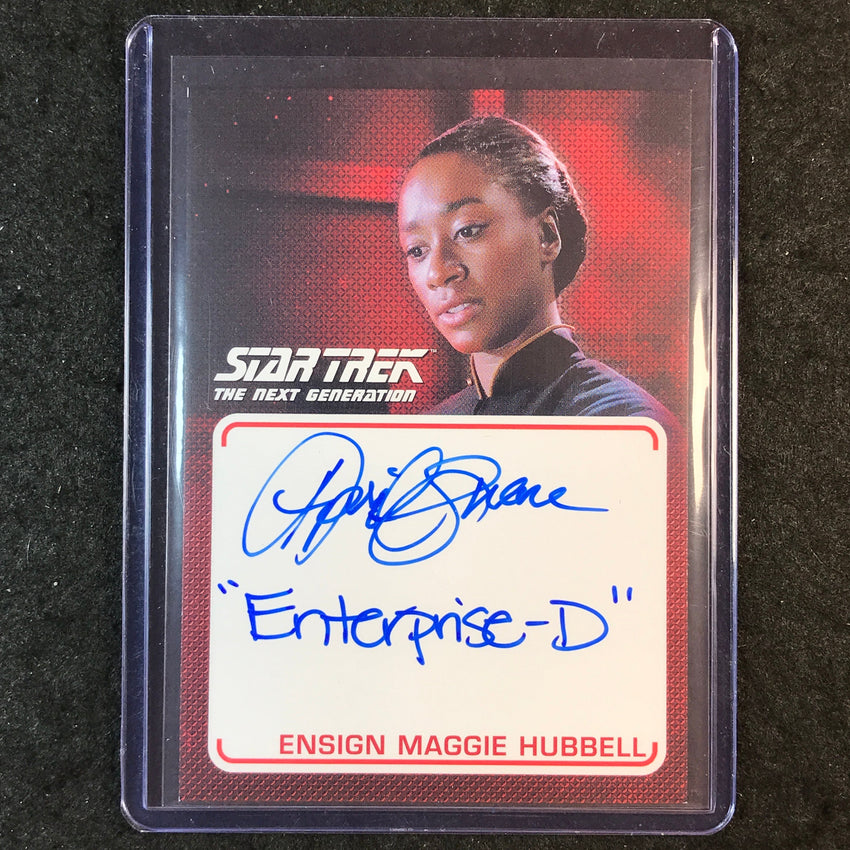 2026 Star Trek Connections APRIL GRACE AS MAGGIE HUBBELL Inscription Autograph