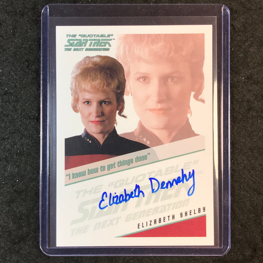 2026 Star Trek Connections ELIZABETH DENNEHY AS SHELBY "Quotable" Star Trek Auto