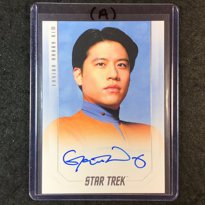 2026 Star Trek Connections GARRETT WANG AS ENSIGN HARRY KIM Bridge Crew Auto (A)