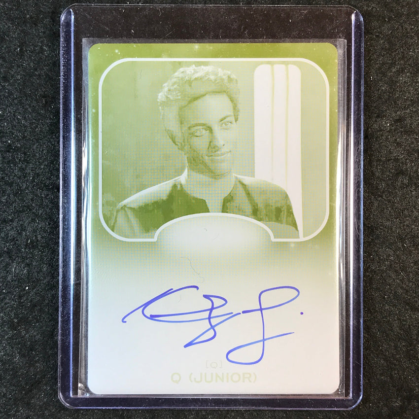 2026 Star Trek Connections KEEGAN DE LANCIE Q (JUNIOR) Printing Plate Auto 1/1
