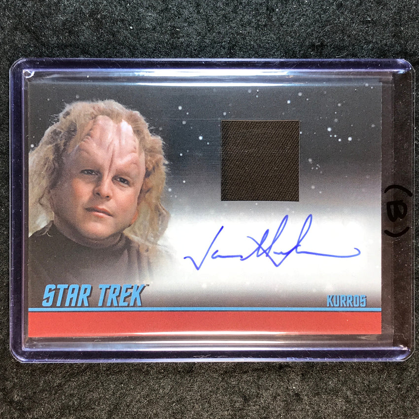 2026 Star Trek Connections JASON ALEXANDER AS KURROS Voyager Relic Auto (B)