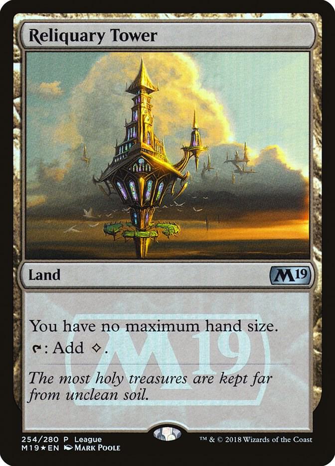 FOIL Reliquary Tower - 254/280 - Magic 2019 League Promo