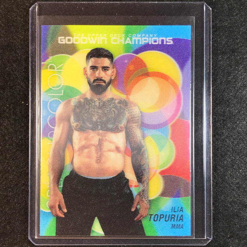 2023 Goodwin Champions ILIA TOPURIA Splash of Color 3-D Lenticular Bounty #IT