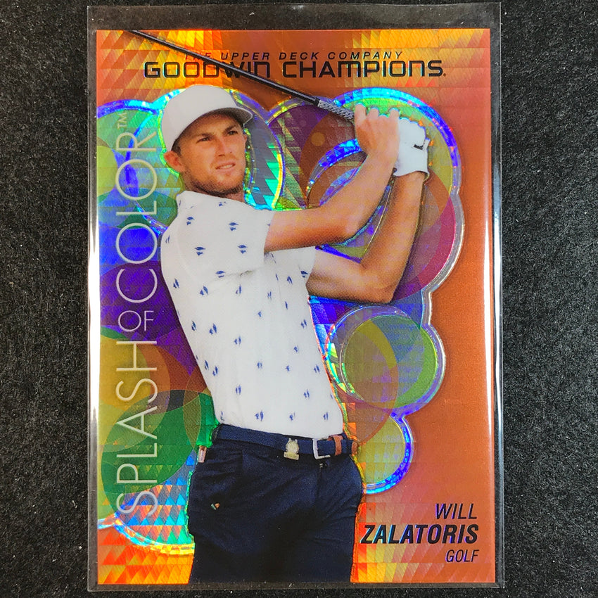 2023 Goodwin Champions WILL ZALATORIS Platinum Splash Color Orange Prism 233/499