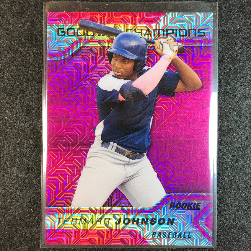2023 Goodwin Champions TERMARR JOHNSON Platinum Rookie Pink Traxx 169/299 #38