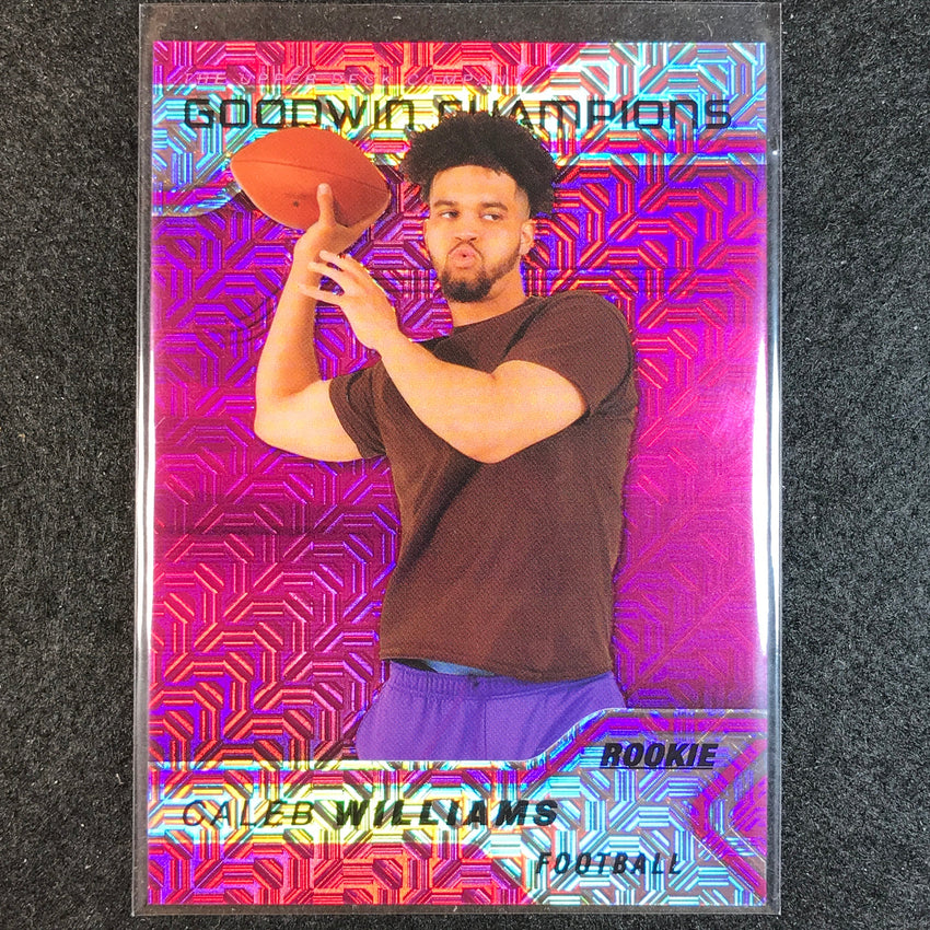2023 Goodwin Champions CALEB WILLIAMS Platinum Rookie Pink Traxx 227/299 No.40