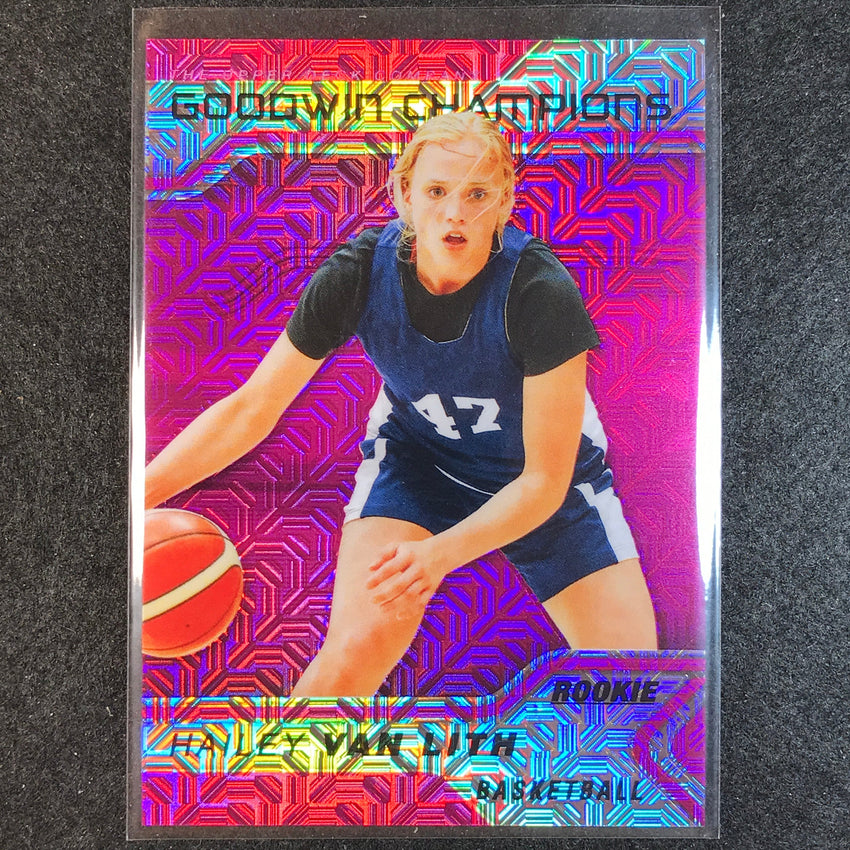 2023 Goodwin Champions HAILEY VAN LITH Platinum Rookie Pink Traxx 213/299 No.41