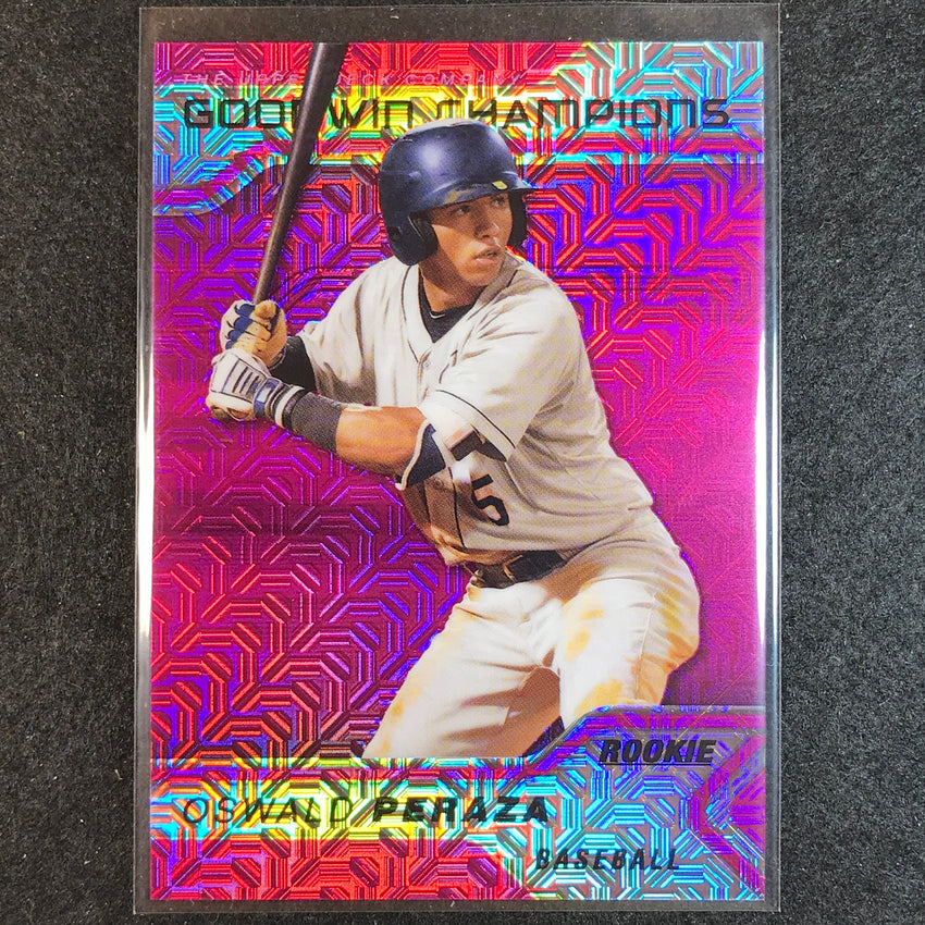 2023 Goodwin Champions OSWALD PERAZA Platinum Rookie Pink Traxx 241/299 #44